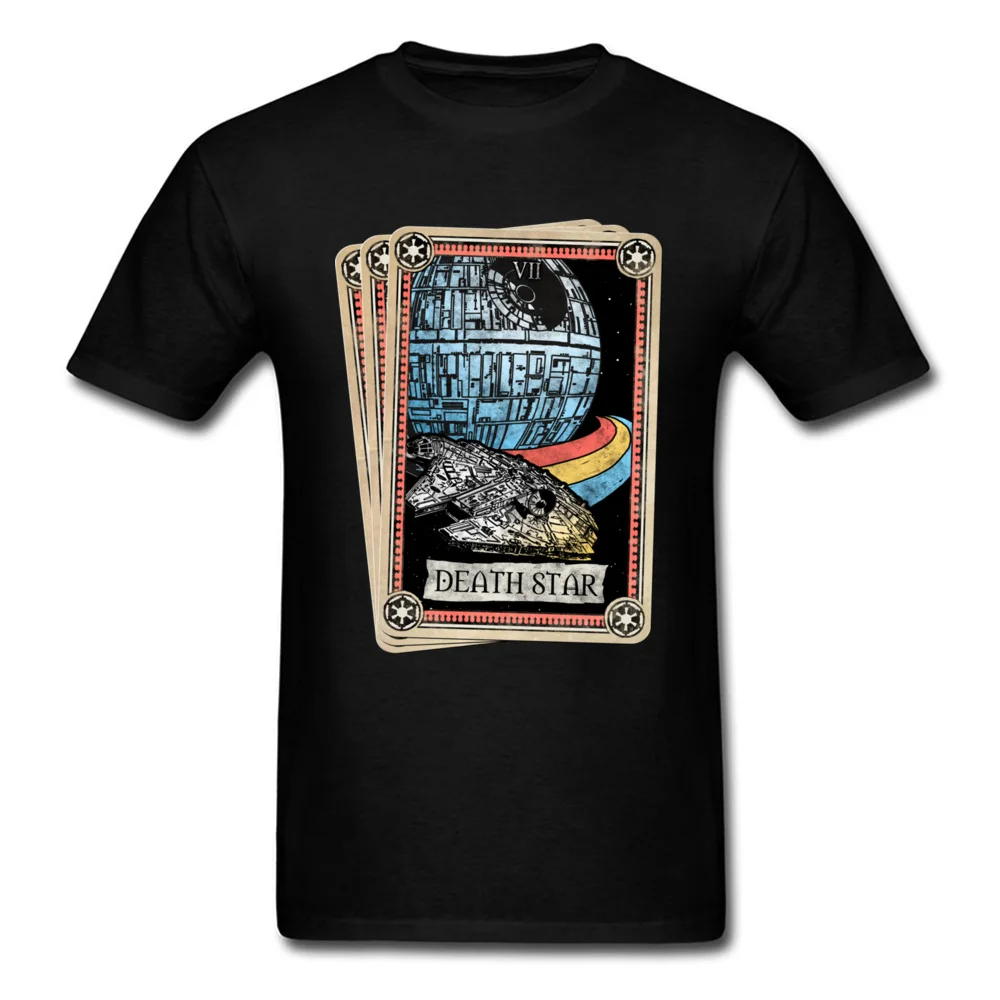 

Star War Dark Side Tarot Card T-shirts Simple Style Cheap Round Neck 100% Cotton Tops Tees Tops & Tees for Men Summer Autumn