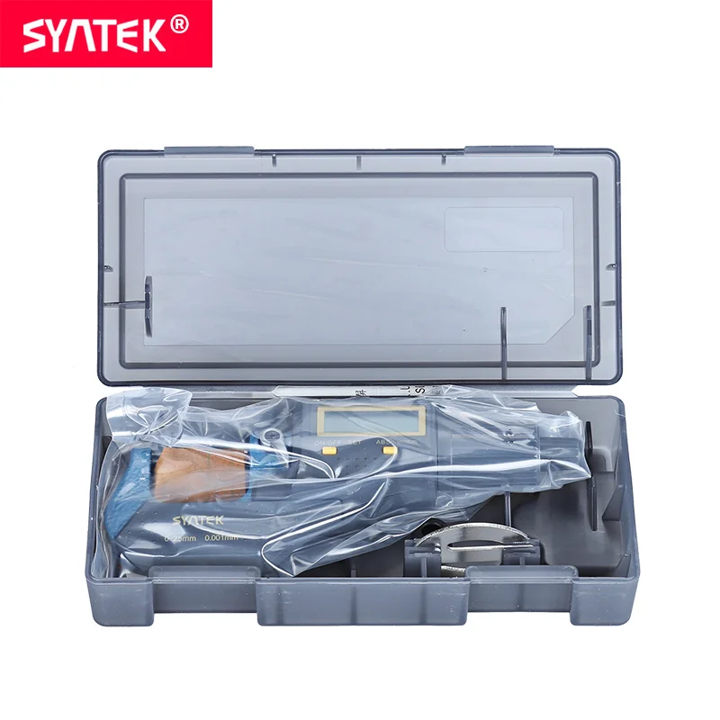 Syntek 0 001 мм 25 микрон цифровой внешний микрометр Электронный датчик
