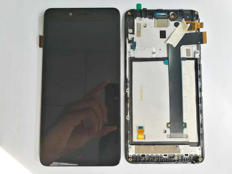 ЖК дисплей QYJOY AAA качества для Xiaomi Redmi Note 2 сменный Hongmi дигитайзер Aseembly|display screen|lcd