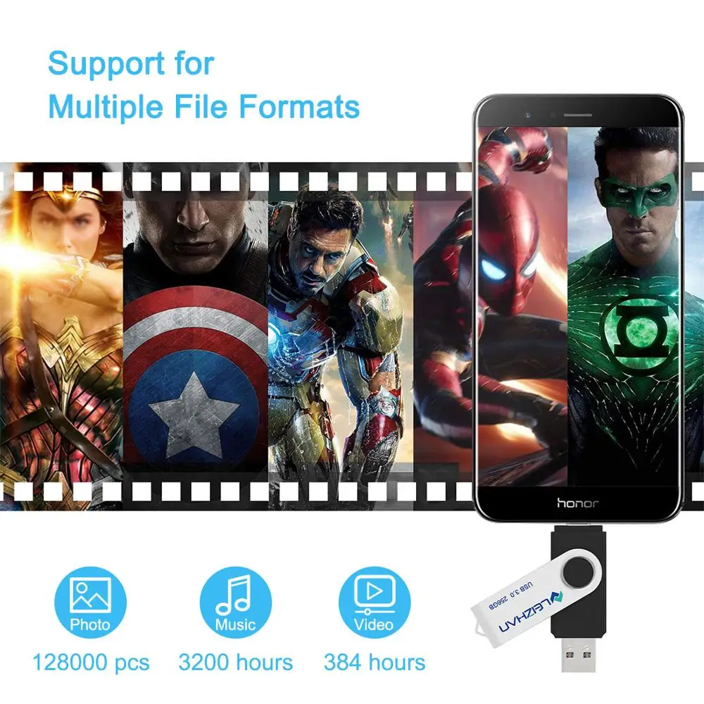 LEIZHAN Photostick 128 ГБ USB 3.0 Type C OTG флэш накопитель note 9 16 Гб S10 S9 S8 карта памяти ключ|USB