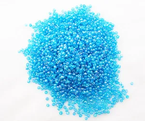 TOAOB 10000 шт 2 мм Небесно-Голубой чешский стеклянный бисер для изготовления ювелирных изделий DIY - изображение