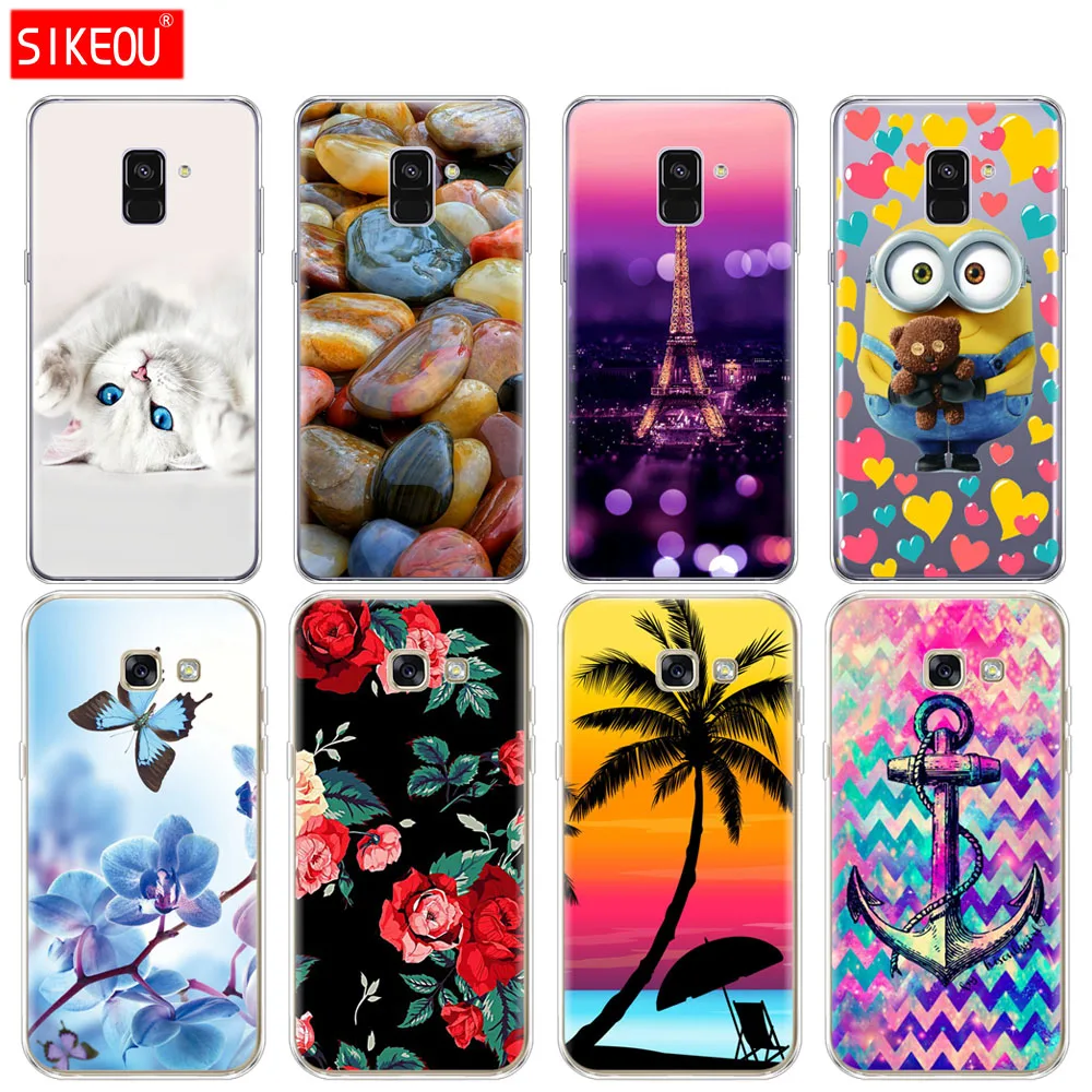 Силиконовый чехол для телефона Samsung Galaxy A6 A8 2018 A3 A310 A5 A510 A7 2016 2017 Модный Рисунок
