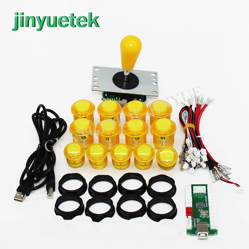 Jinyuetek аркадный джойстик DIY Kit Нулевая задержка игровой DIY Kit USB энкодер для ПК PS3 ps4 аркадный джойстик и кнопки