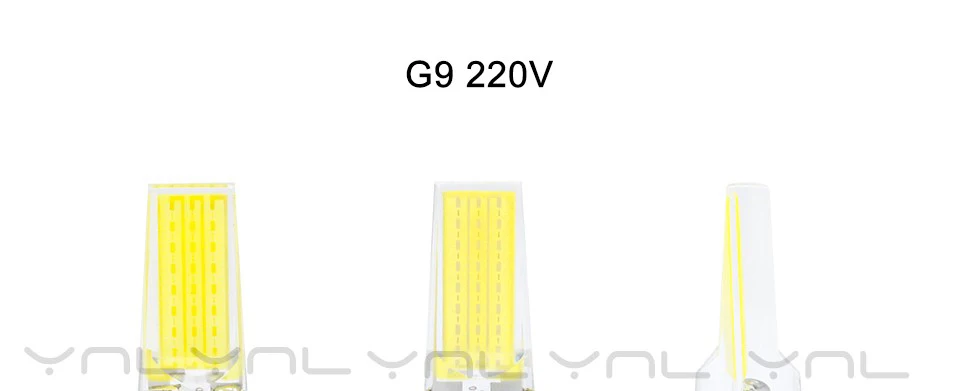 YNL Bombillas светодиодный лампы G9 G4 E14 220 V 3 W Лампада G4 светодиодный лампы 2 W AC DC 12 V лампы с cob-светодиодами заменить 25 W галогенная лампа