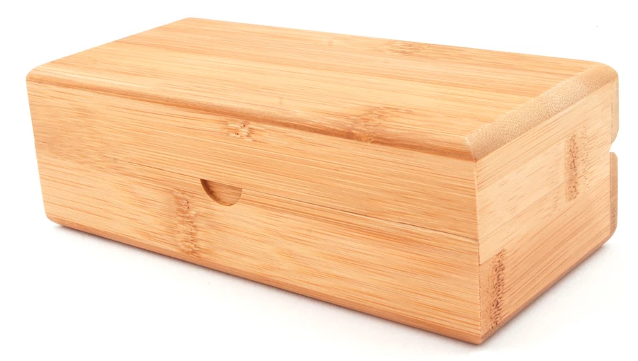 

High quality fashion bamboo glasses box BOXB001 natural wood sunglasses case