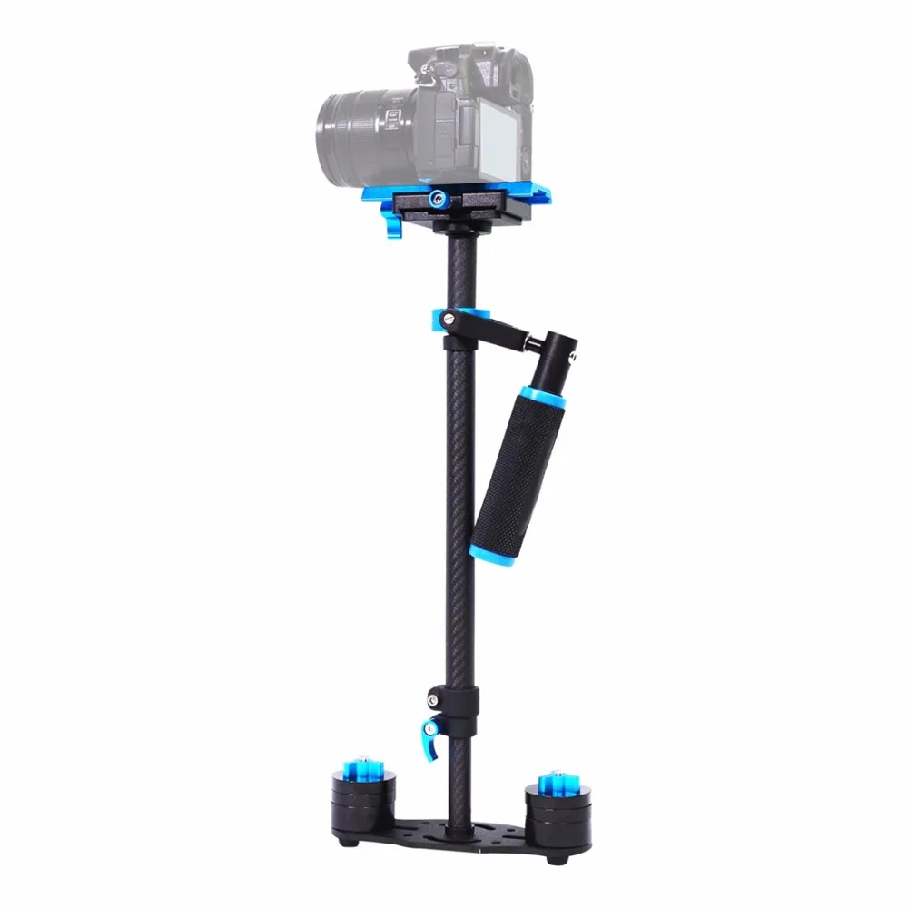  YELANGU S60T Professional Portable Carbon Fiber Mini Handheld Camera Stabilizer DSLR Camcorder Vide