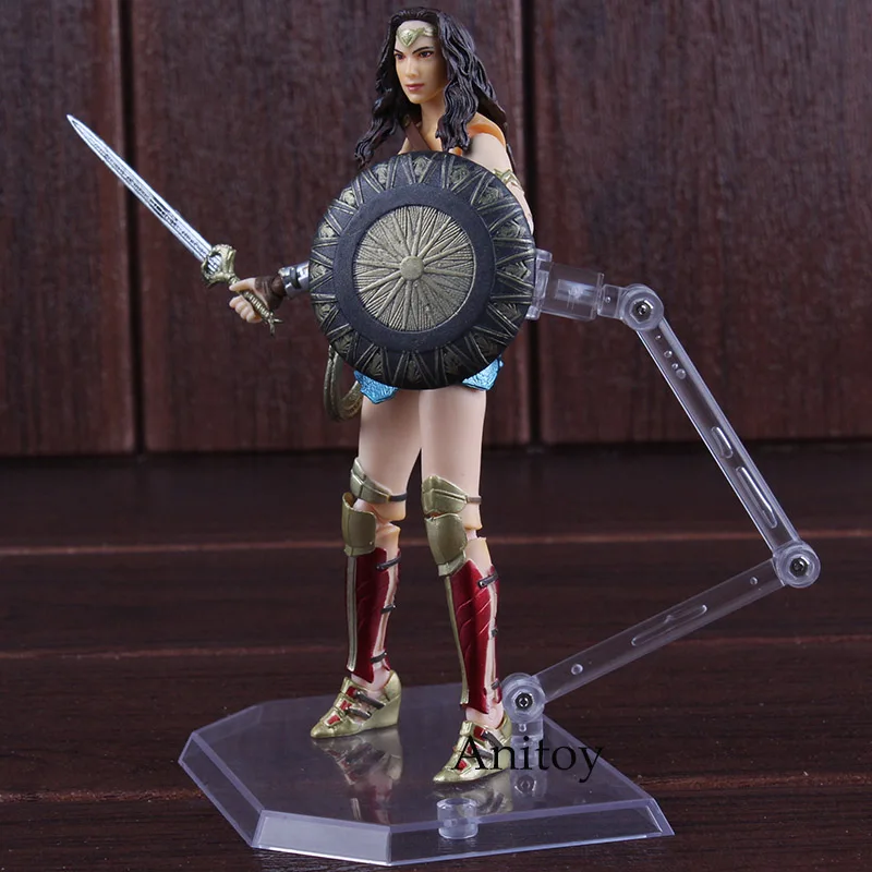 DC Comics игрушки Wonder Woman рисунок MAFEX фигурку Медиком игрушки no.048 ПВХ Wonder Woman комикс игрушки Коллекционная модель кукла