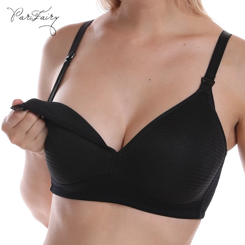 PariFairy Maternity Wireless Nursing Bra Breastfeeding Bras Pregnant Women Quick Dry Soutien Gorge Mother's Wire Free Underwear