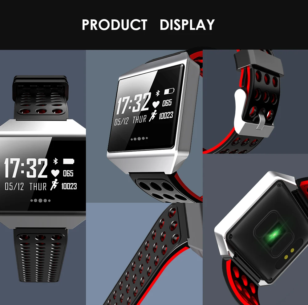 MOCRUX CK12 Smartwatch IP67 Waterproof Wearable Device Bluetooth Pedometer Heart Rate Monitor Smart Watch For AndroidIOS (14)