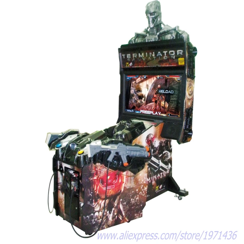 

Amusement Terminator Gun Shooting Simulator Arcade Game Machine