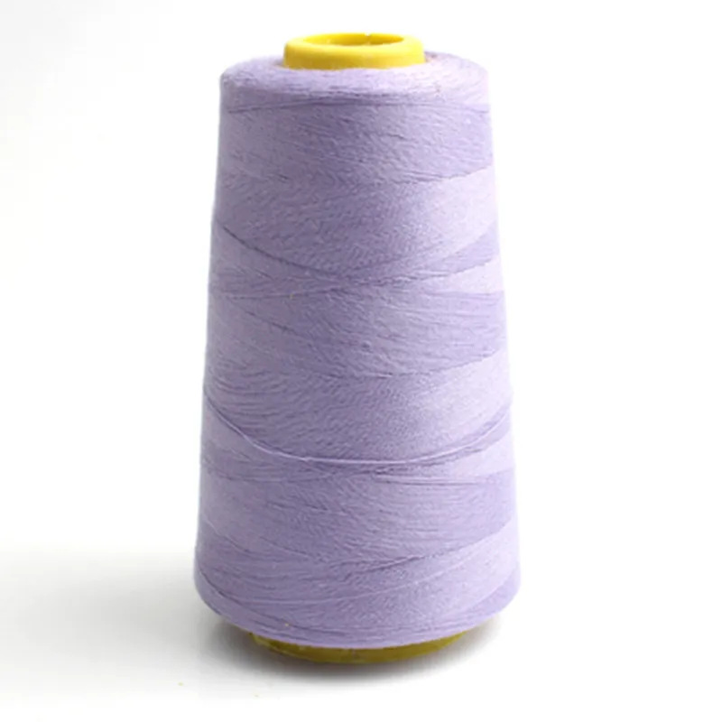 light purple 1 рулон швейных ниток одежда стежка-up пряжи бытовой большой рулон машина нить разных цветов нить для швейной машины B199 - Цвет: light purple