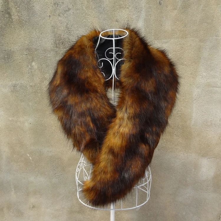 faux fox fur shawl