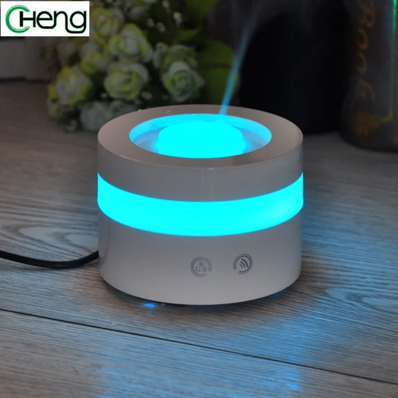 

100ML Portable Fashion LED Light Aromatherapy Humidifier Moistener Atomization Essential Oil Diffuser Mist Maker Touch Button
