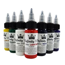 30 мл/бутылка чернил для татуировки набор постоянный макияж с микроволокном пигмент 5 шт. Косметическая краска для татуажа для брови, подводка, губы