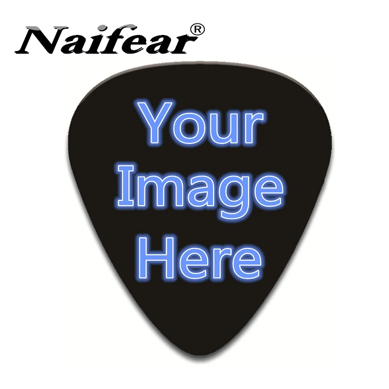 

Free shipping Naifaer Guitar pick custom 50 pcs image or logo Guitar plecturm uklele picks bass picks