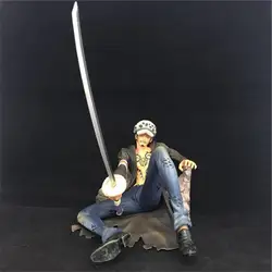 7 дюймов мультфильм один кусок Trafalgar Law боевой урон издание ПВХ фигурка Коллекционная модель игрушечная коробка P279