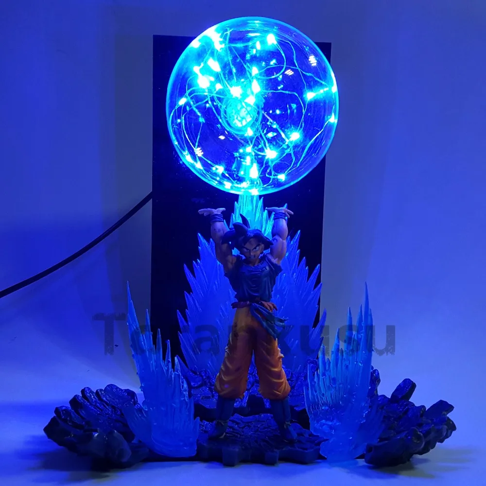 Dragon Ball Z Son Goku Spirit Bomb DIY светодиодный ночник аниме Dragon Ball Z DBZ светодиодный настольный светильник Сон Гоку фигурка куклы