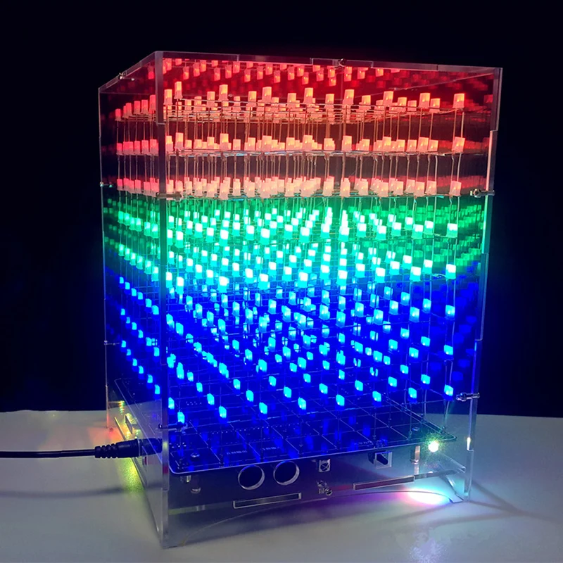 Набор для самостоятельной сборки световых кубиков Cololful 8x8x8 Wi Fi лампочка с