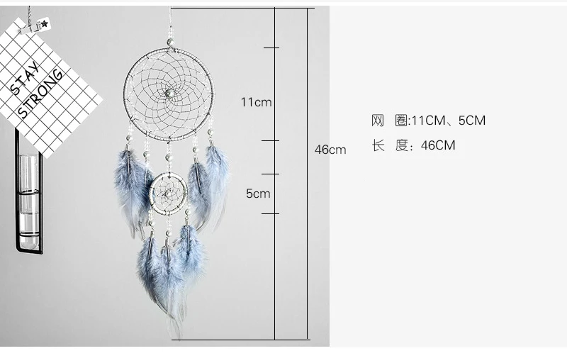 Искусный Ловец снов два уровня Ловец снов DIY ловец снов домашний декор автомобильный кулон Хранитель снов ручной работы перья бусины Подарок