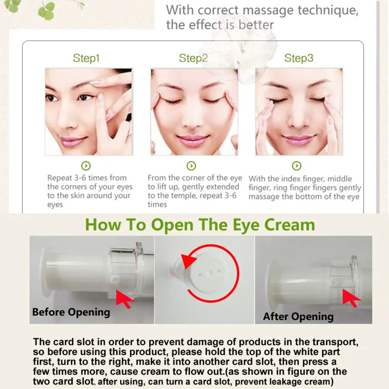 Anti Puffines Black Dark Circle Remover Anti Aging Ageless Eye Cream Advanced Repair Eye Cream Moisturizing 3