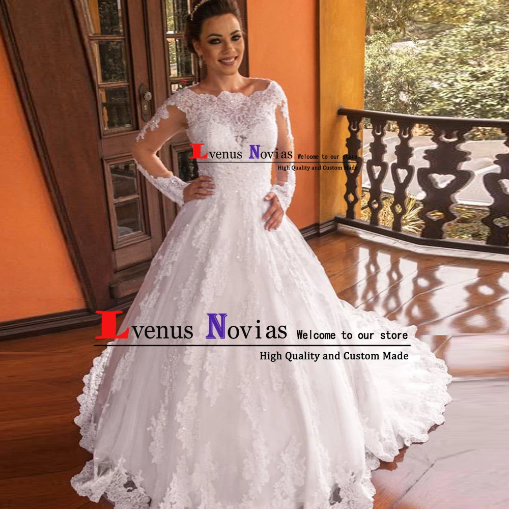 Vestido de casamento свадебные платья халат mariage роскошное кружевное свадебное платье с