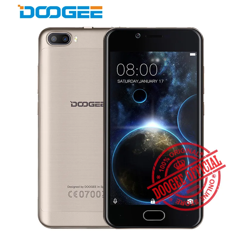 Doogee стрелять 2 мобильного телефона 3360 мАч 5 0 &quotAndroid 6 4 ядра ГБ + 16 двойной камеры