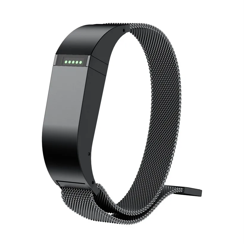 CARPRIE Миланезе магнитные Петля Нержавеющая сталь Смарт-часы для Fitbit Flex 2 (6,29-9,25 дюйм(ов)) 180313 Прямая поставка