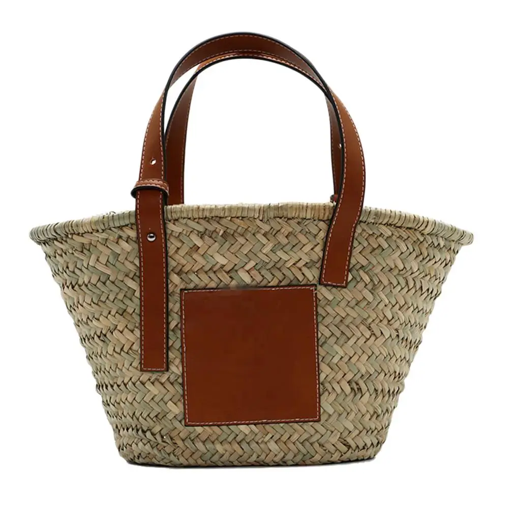 

Women's Vintage Tassel Bags Large Medium Small Size Hand-Woven Bag Handbag For Ladies Round Straw Beach Women Bags