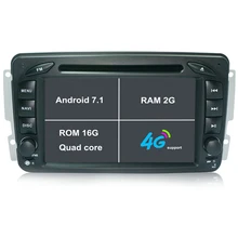 2G RAM Android 7.1 Car DVD Player For Mercedes/Benz/W209/W203/W163/W463/Viano/W639/Vito Car radio GPS stereo tape recorder