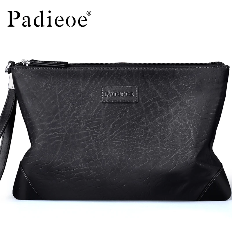 

Padieoe 2017 Designer Zipper Wallets Men Purse Men Money Wallets Business Male Phone Bag Wallets Men's Handbags Men Clutch Bags