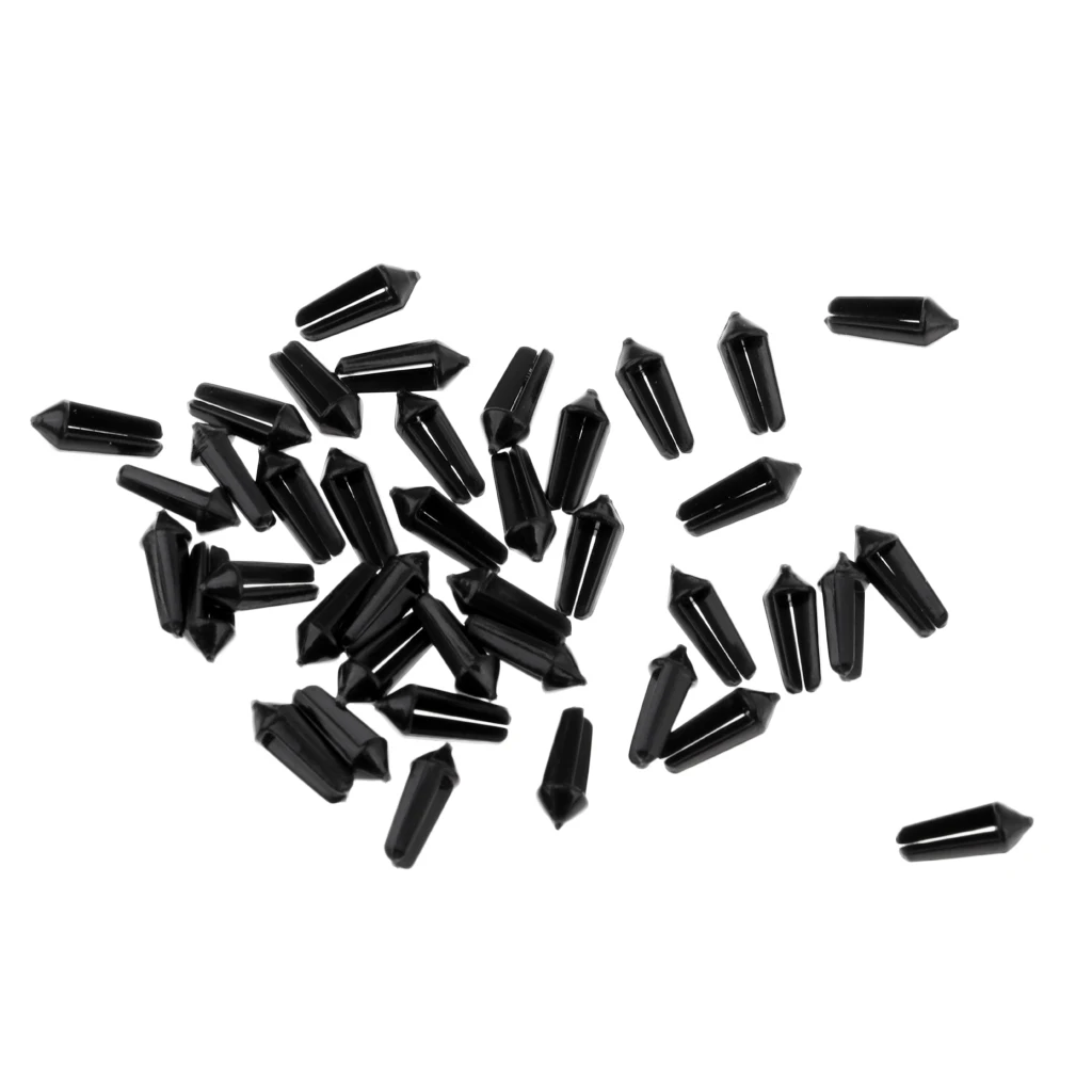 Perfeclan 40 Pieces Standard Dart Flights Protectors Replacement Accessories Lightweight and Durable Dart Flights Protectors