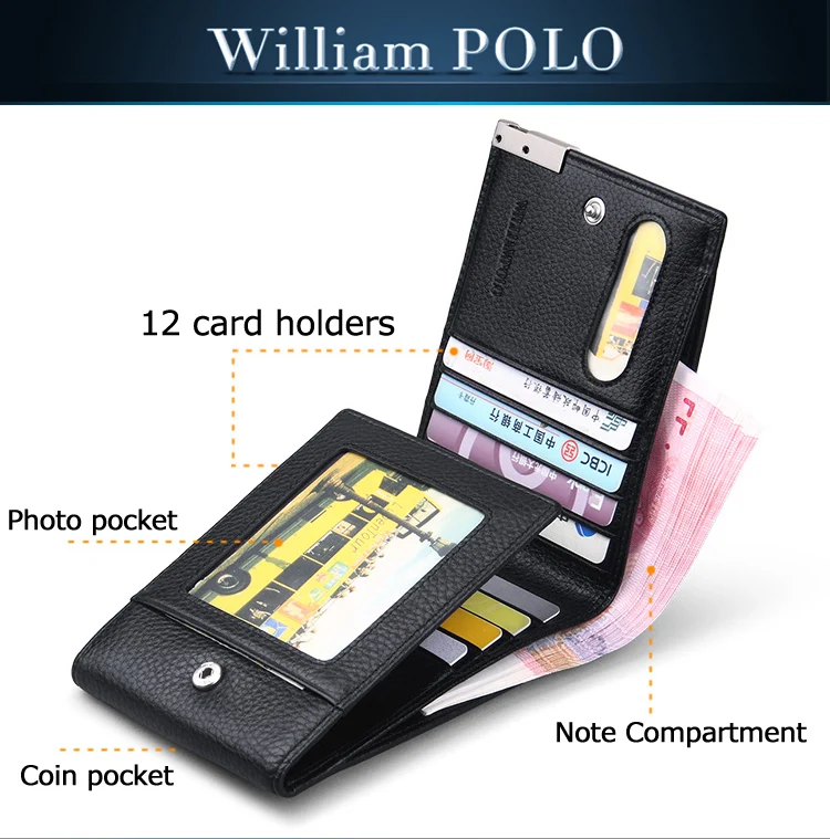 Складной Короткий Мужской кошелек с тремя сложениями, мужской кошелек из натуральной кожи, черный, коричневый, монетный карман, держатель для карт, модный, 3 складки