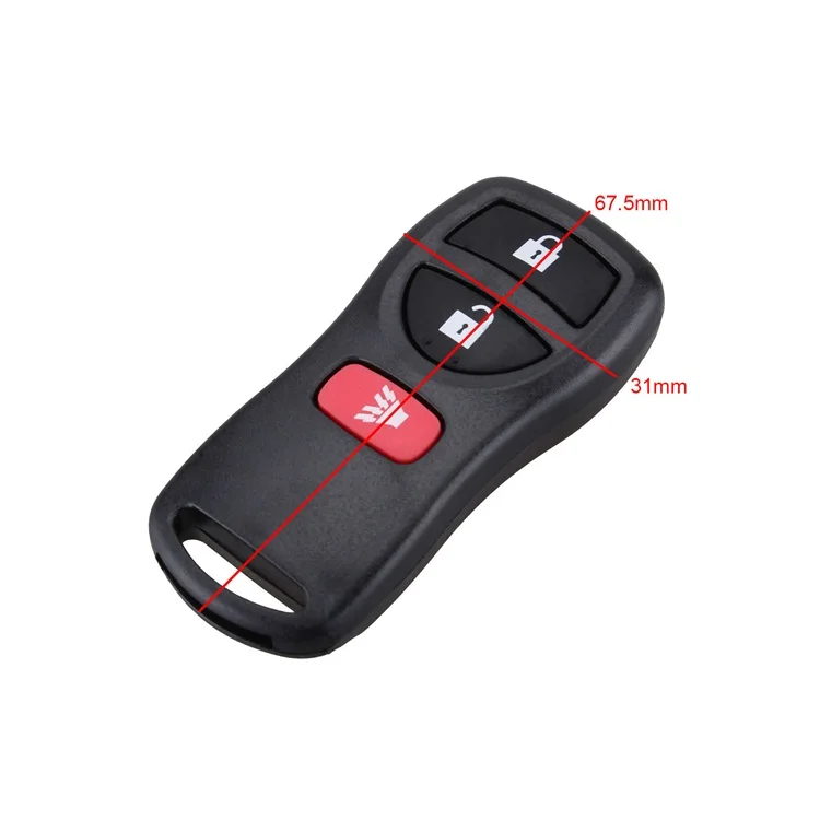 

Yetaha 3 Buttons Remote Key Shell Fob Case For Nissan Infiniti Armada Xterra Pathfinder Frontier Quest Titan Murano Key Cover