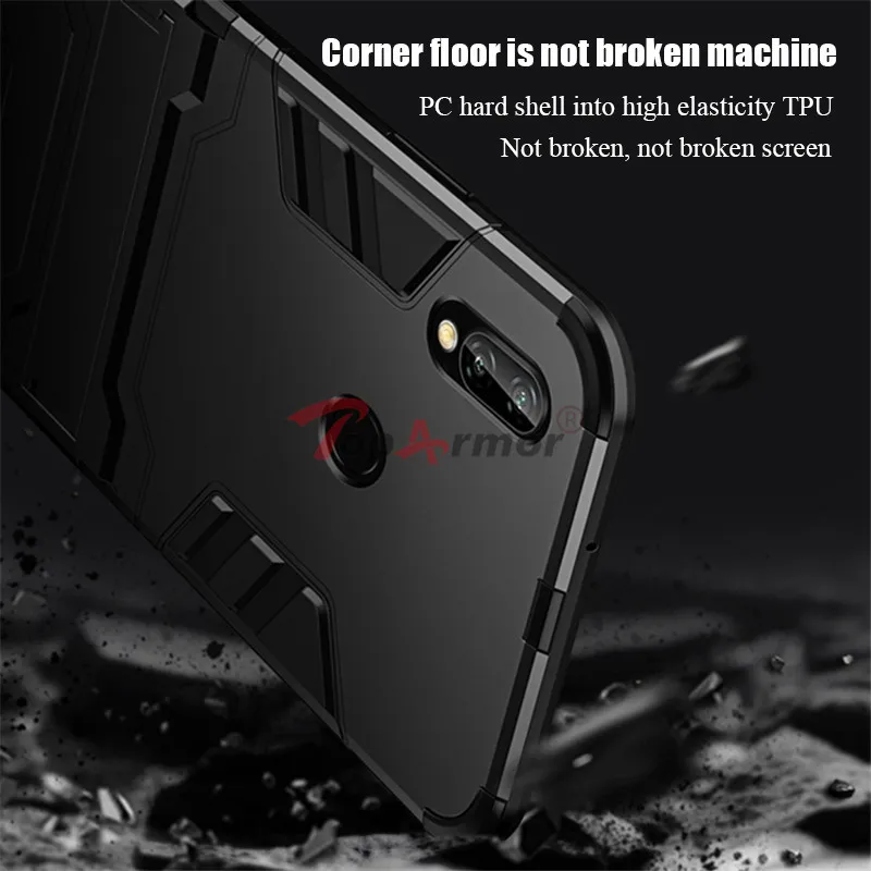 3D защитный чехол Гибридный ПК + ТПУ противоударный для Huawei P8 Lite P9 G9 P10 P20 Plus Pro Nova 3e