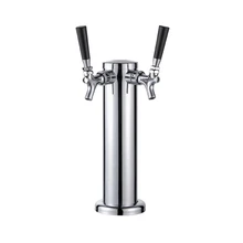 Самодельный кран смеситель из нержавеющей стали пивная башня с двойные краны управление потоком пива кран пивоварения аксессуары инструмент хорошего качества