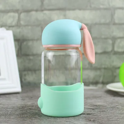 TECHOME стеклянная бутылка для воды милый кролик Креатив мультфильм лето холодная