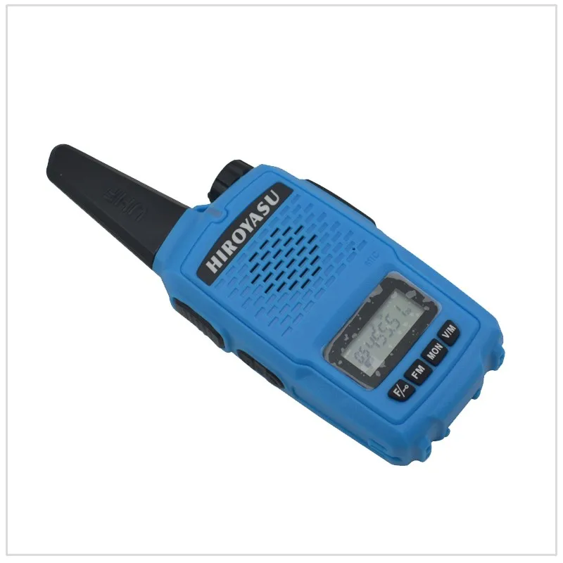 Мини Walkie Talkie hiroyasu q1626 UHF 400-470 мГц 16 Каналы Портативный двусторонней Радио (Цвет синий)