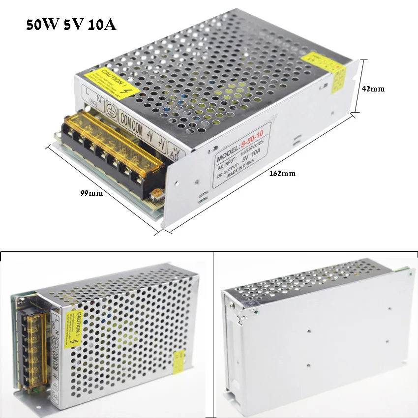 Импульсный источник питания 5 В 2a 3a 5a 10a 20a 30a 40a 50a 60a ac 220 к dc блок вольт alimentatore