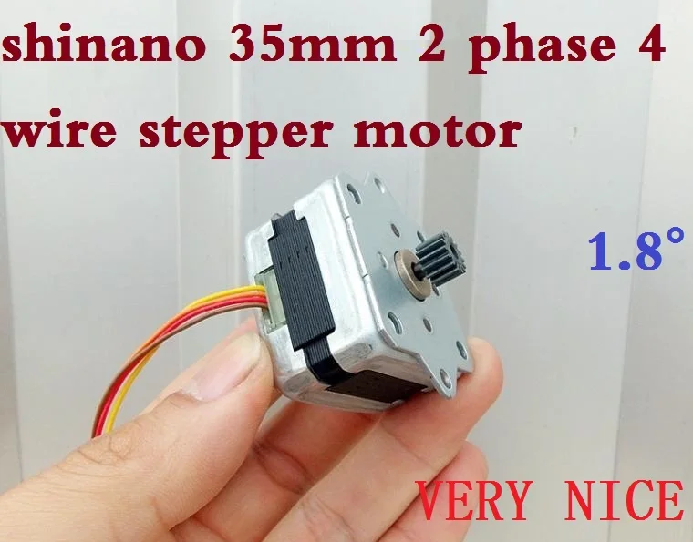 SHINANO 35mm 2-Phase 4-Wire Step Angle Of 1.8 Degrees High Torque Stepper Motor SHP-35D1020-01