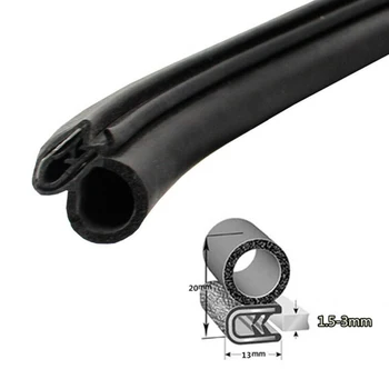 

Decoration Moulding Trim Replacement 300cm Car Sealing Strip Dust proof Rubber Wear resistant Door Edge Protector Guard