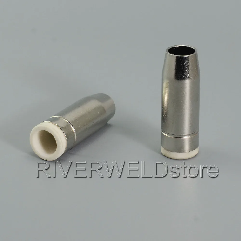 MB15 MIG MAG Co2 Welding Torch Conical Nozzle Shield Cup With Ceramics High Temperature Part