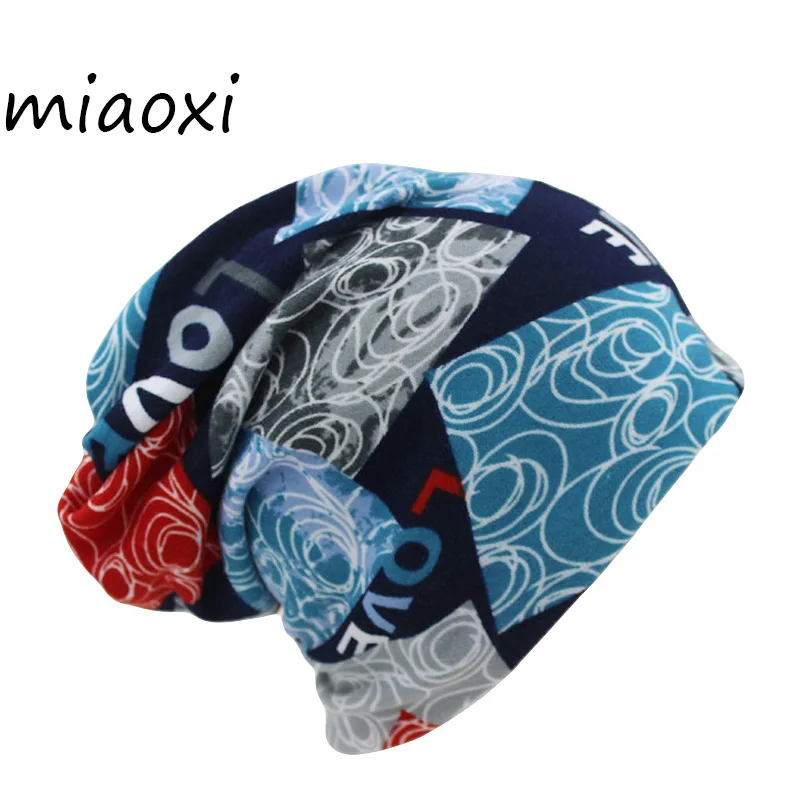 

miaoxi Direct Fashion Women Vintage Knit Women Scarf Hat 2 Used Winter Warm Casual Patchwork Lady Beanie Girl's Gorros Sale