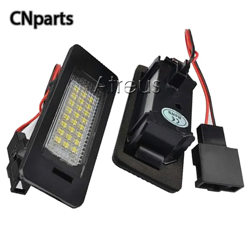 Cnparts; 10 пар в комплекте; носки для автомобиля светодиодный для Audi A4 B8 A5 S5 Q5 TT RS Volkswagen Passat 5D R36 фонарь освещения номерного знака Лампа для освещения номерного знака аксессуары
