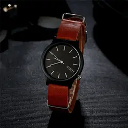 Для мужчин часы большие продажи ретро Дизайн Роскошные Для мужчин часы из нержавеющей стали Кожа аналоговые Повседневные часы кварцевые
