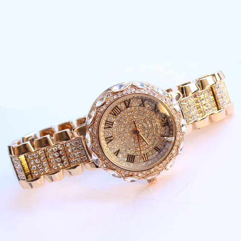 Римские цифры, женские кварцевые часы с бриллиантами, известный бренд, элегантные нарядные часы, дамские стразы, наручные часы, Relogios Femininos
