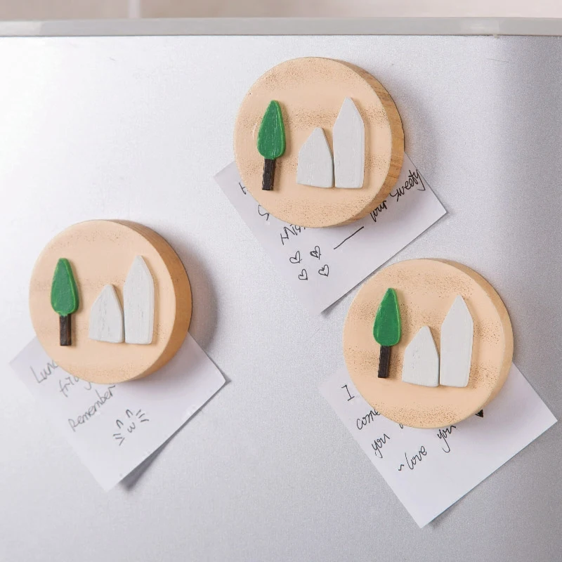 LIYIMENG Wooden Fridge Sticker Beer Bottle Openers Beverage Wrench Jar Openers For Dinner Party Bar Refrigerator Decorative MagnetB12