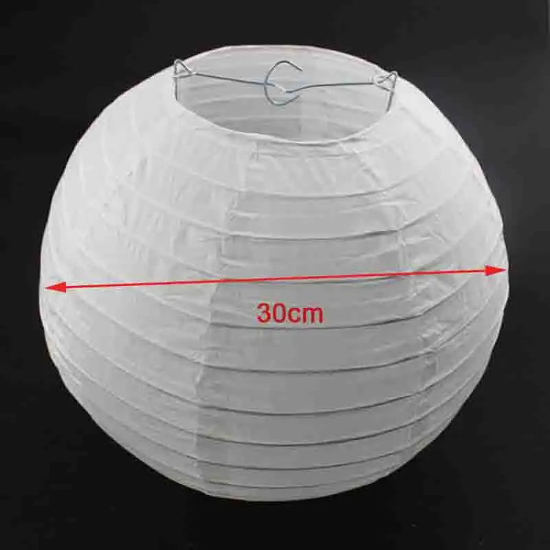10pcs-12-inch-30cm-Round-White-Paper-Lantern-Lamps-For-Wedding-Party-Decorations-Paper-Ball-Lanterns