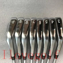 Горячая MP-18 клюшки для гольфа Утюги MP-18 железные клюшки для гольфа набор 3-9P динамические золотые стальные валы DHL