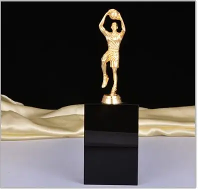Креативный чёрный Кристальный трофей фигурки статуя дома ремесла Позолоченные скульптуры Оскар трофей Аксессуары декор для гостиной - Цвет: style 10
