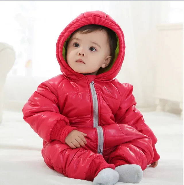 Осенне-зимние модные детские комбинезоны для девочек и мальчиков; одежда с длинными рукавами для новорожденных; теплая одежда для малышей; комбинезоны